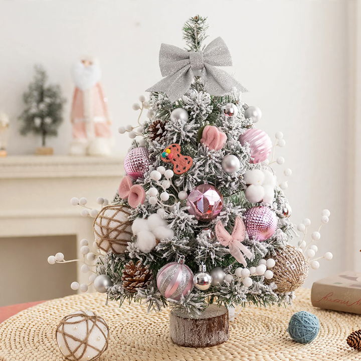 Artificial table Christmas tree with lighting