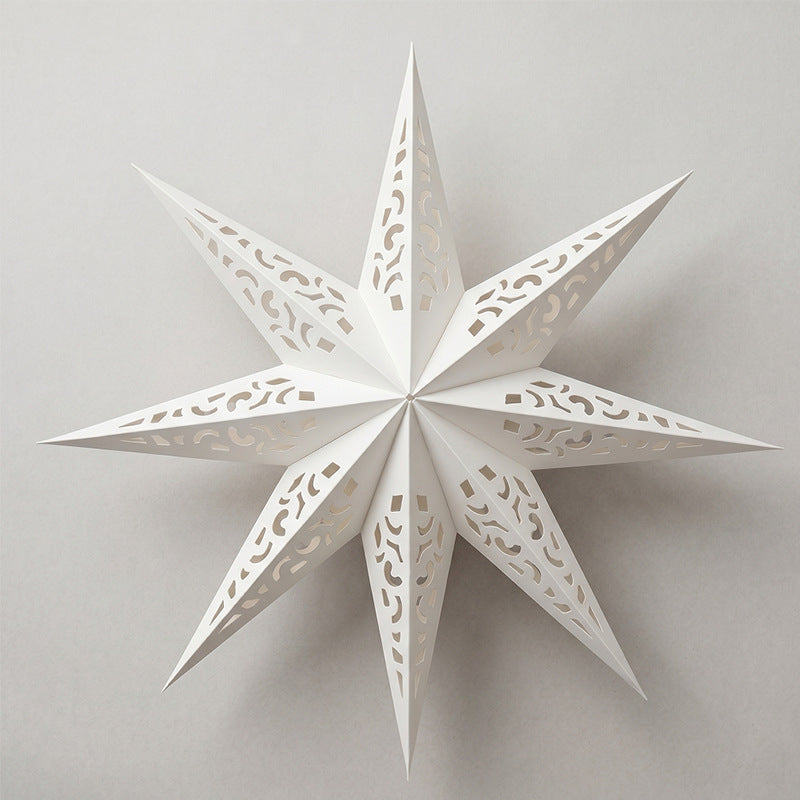 Decorative paper star for hanging
