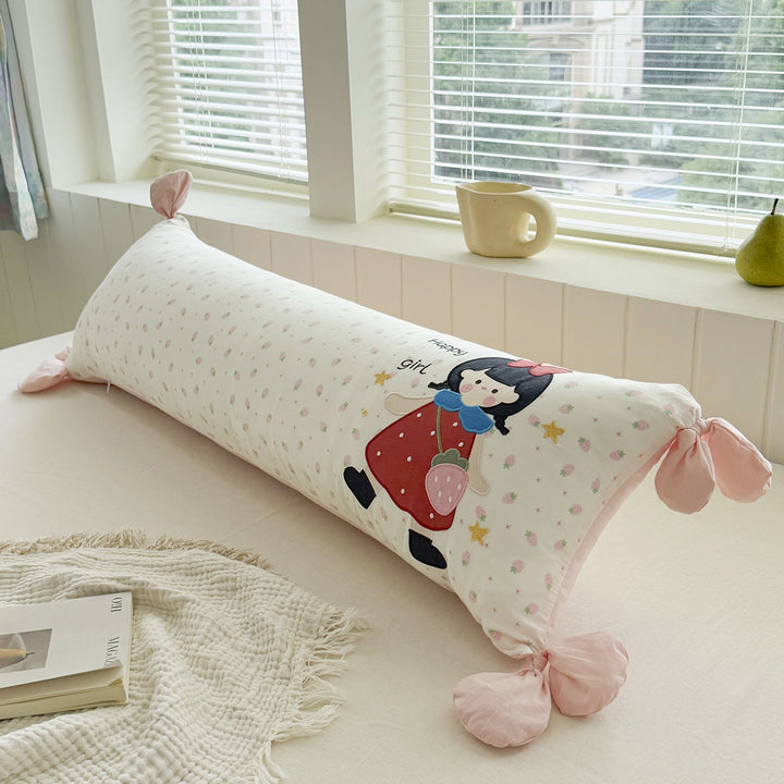 Long cushion cotton, 30×100 cm, removable