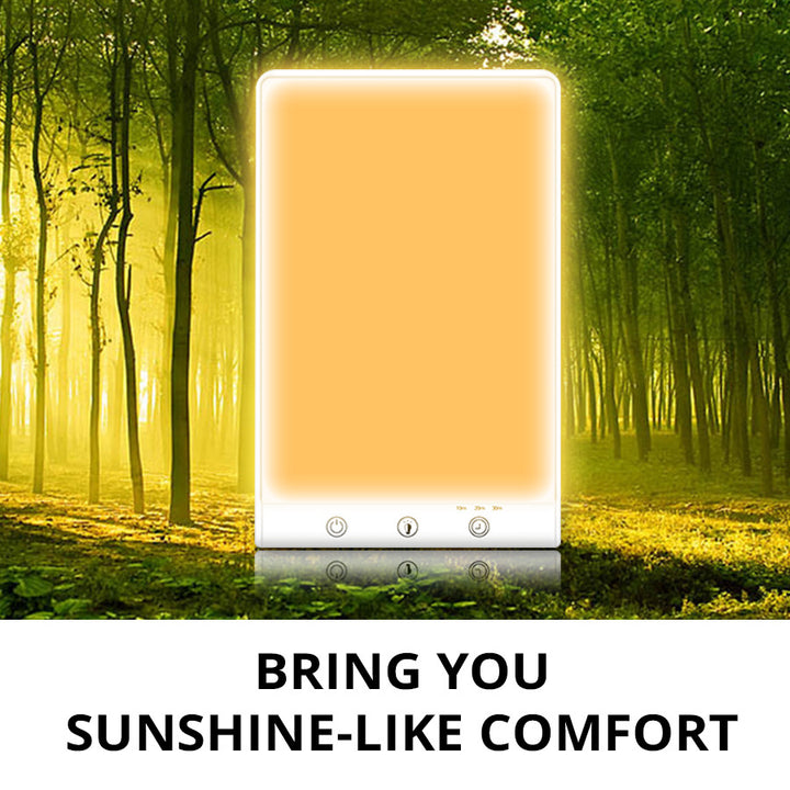Light therapy lamp for mood enhancement