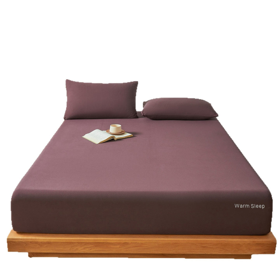 Milk fiber fitted sheet set, 3-piece, padded