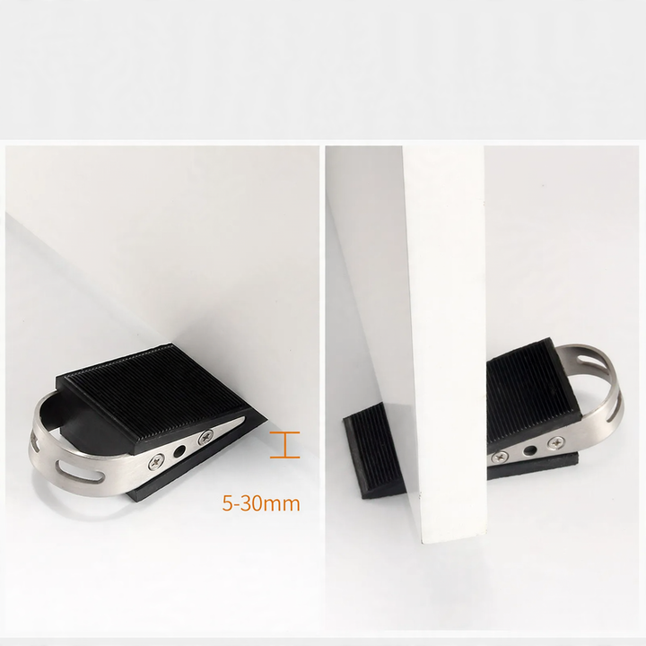 Door stop made of stainless steel 304 with rubber buffer