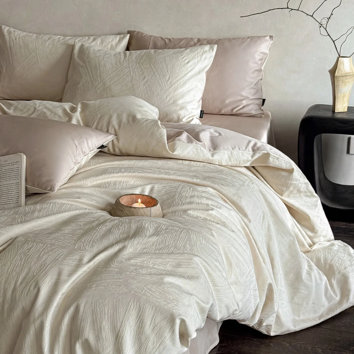 Long-staple cotton bedding, 100, satin binding