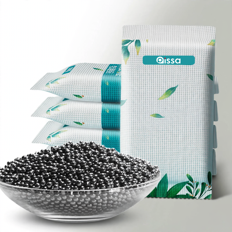 Activated charcoal dehumidifying bags for the household