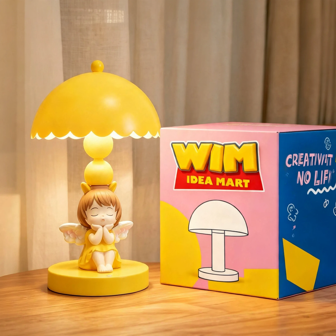Angel table lamp, bedside lamp, 3-level dimmable