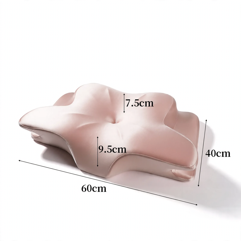 Butterfly-shaped neck support pillow made of memory foam