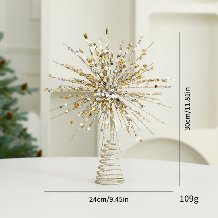 Christmas tree topper made of iron