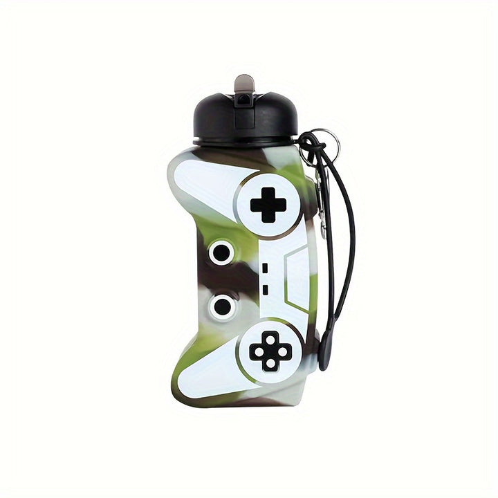 Foldable Silicone Drinking Bottle with Game Design 600 ml