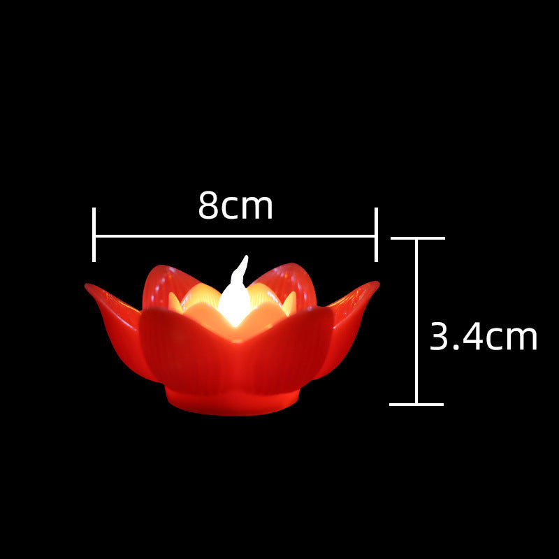 LED Lotus candle as decoration