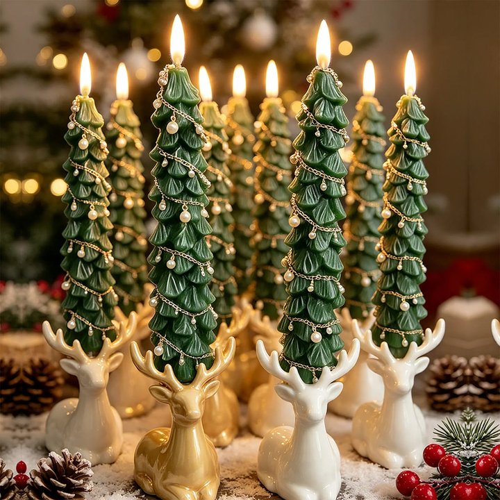 Decorative LED Christmas Tree Candle with Remote Control