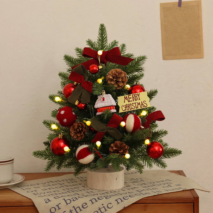 Artificial Mini Christmas Tree, 45-60 cm, PE Mix