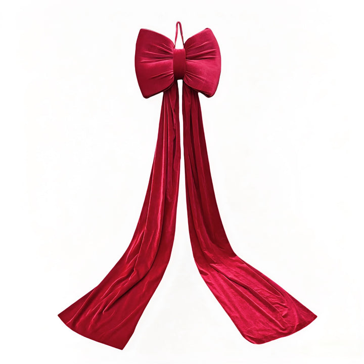 Decorative Christmas ribbon made of velvet