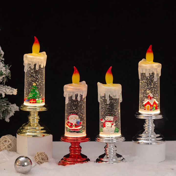 Decorative Christmas crystal light with light and music