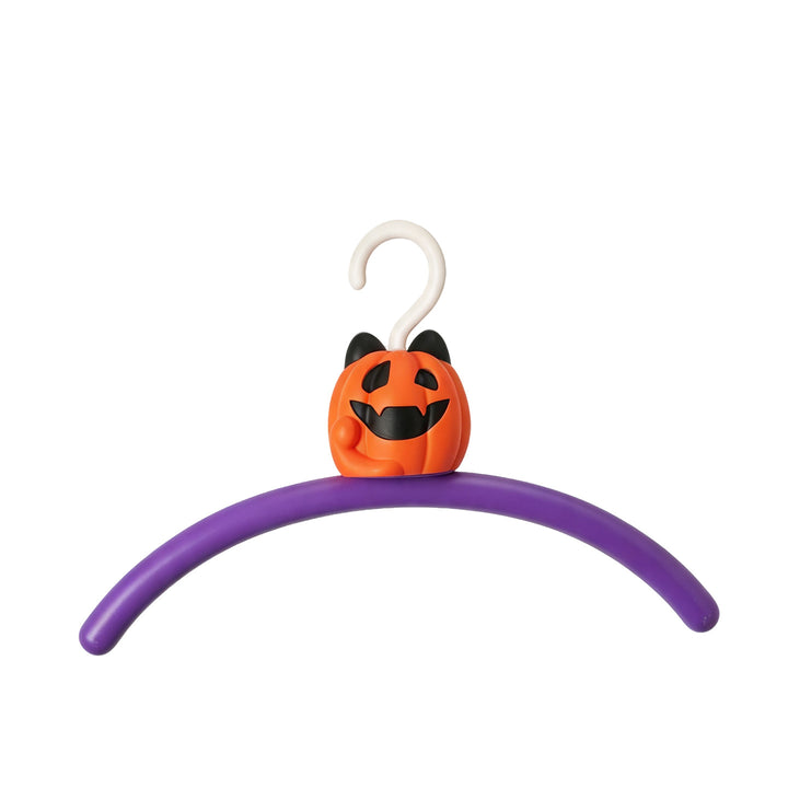 Plastic coat hanger with Halloween design