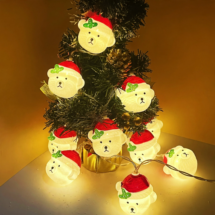 LED Christmas string lights with remote control
