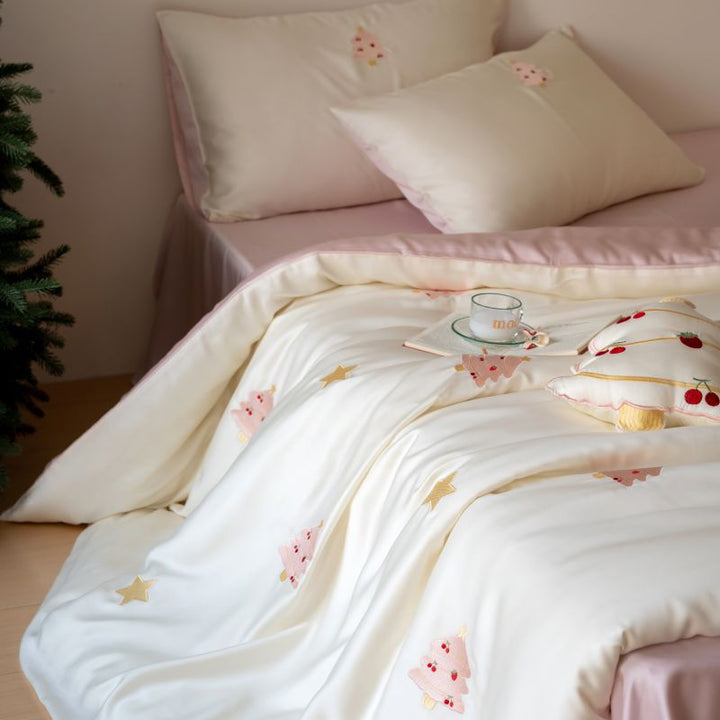 Bedding set, 4-piece, Lyocell, animal motif