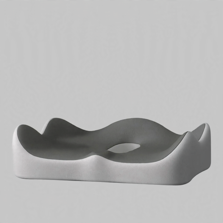 Coccyx relief cushion made of memory foam