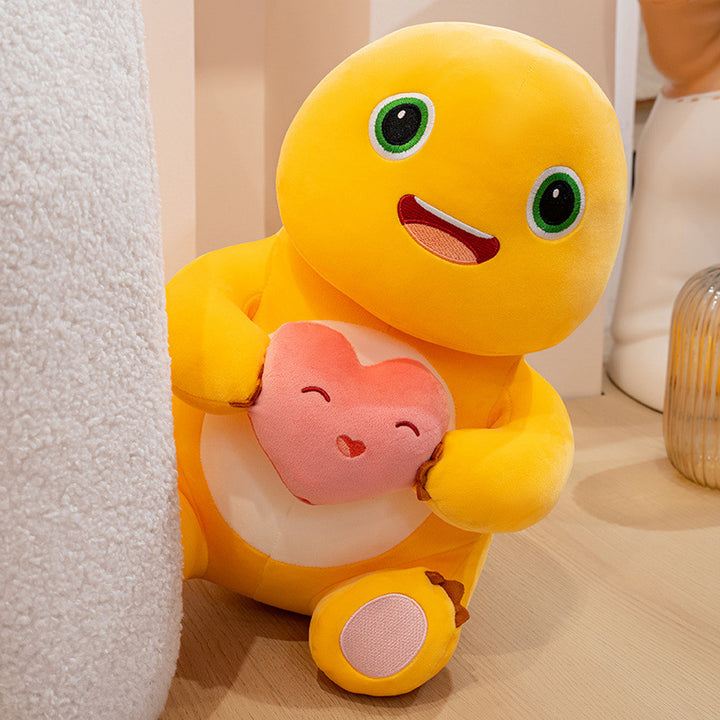Plush dragon figure with accessories