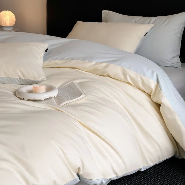 Long staple cotton bedding set, 4-piece, velvet