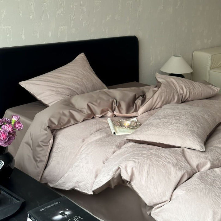 Bedding set made of long-staple cotton, 4-piece