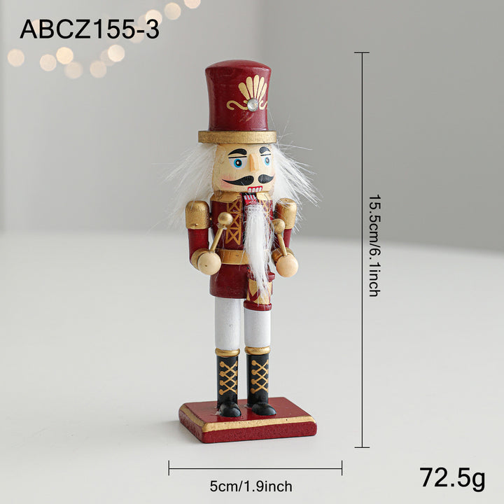Nutcracker soldier made of wood, various sizes