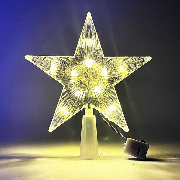 LED Christmas tree topper star