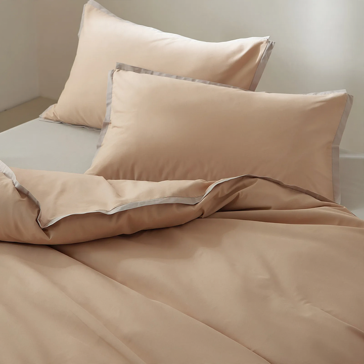 Cotton bedding set, 4-piece, flannel