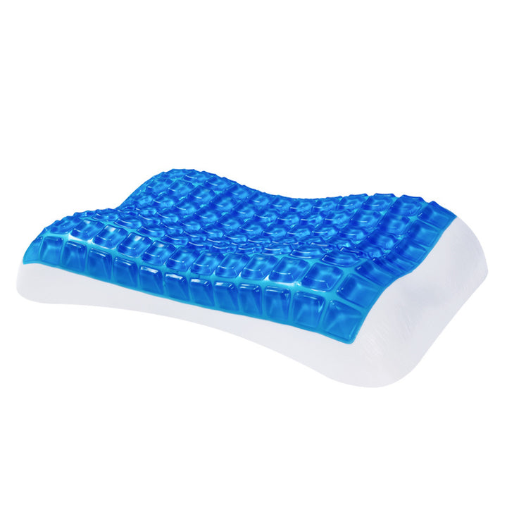Gel cushions with memory foam, wave shape
