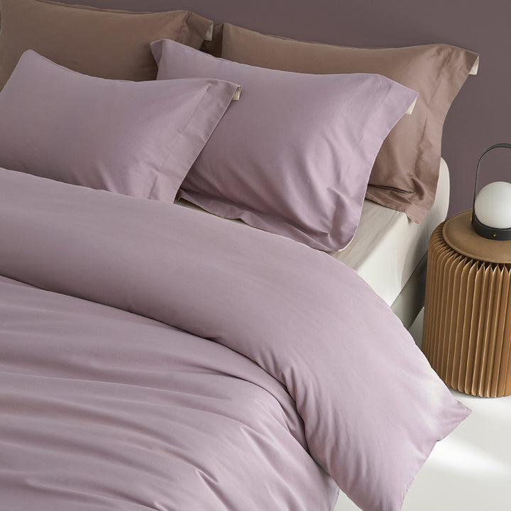 Cotton bedding set, 100s, brushed, 4-piece, modern