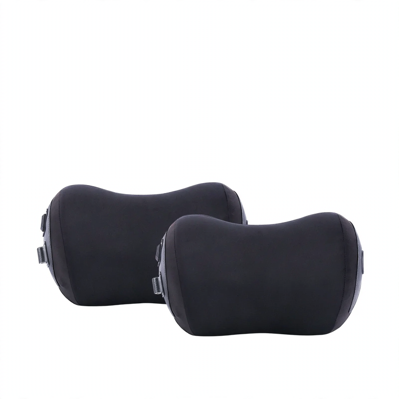 Car cushion and lumbar support with massage function