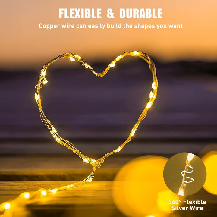 LED copper wire string lights for creative decorations