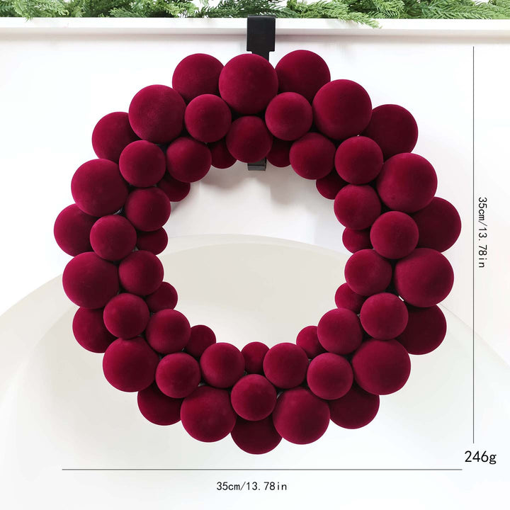 Decorative Christmas wreath for door and window