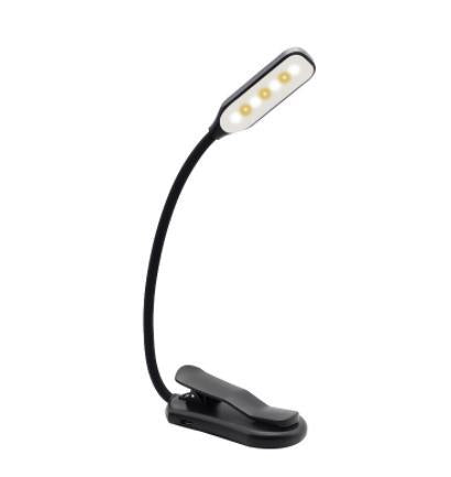 LED clamp lamp for children, USB rechargeable