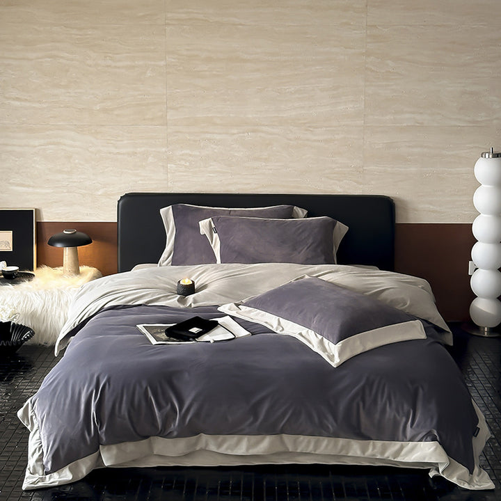 Milk fiber bedding, two-color, winter warmth