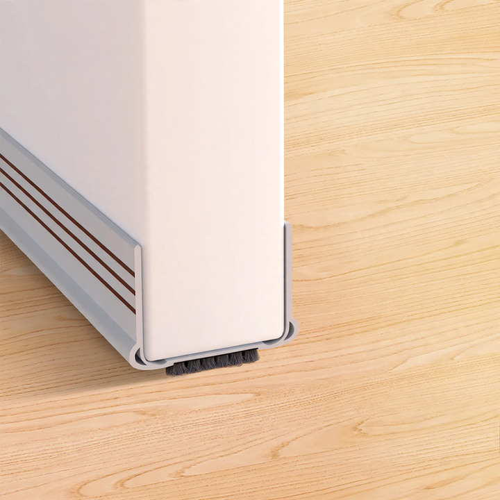 Door gap sealing strip for interior doors