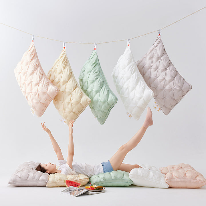 Pillow, Pair, Synthetic, Flat