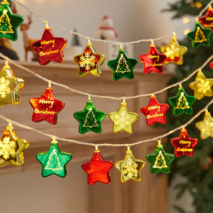 LED light string for festive Christmas decoration