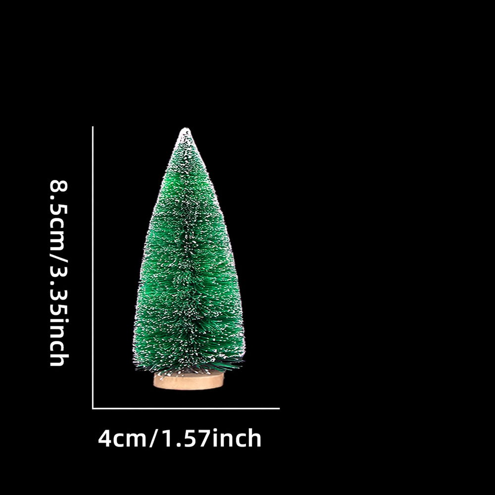 Mini Christmas tree made of sisal, table decoration