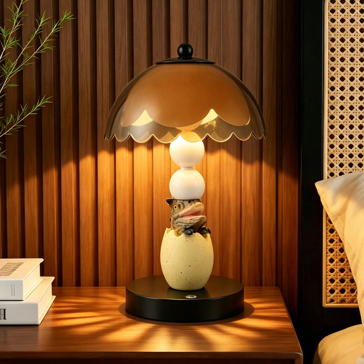 Dinosaur table lamp with color change