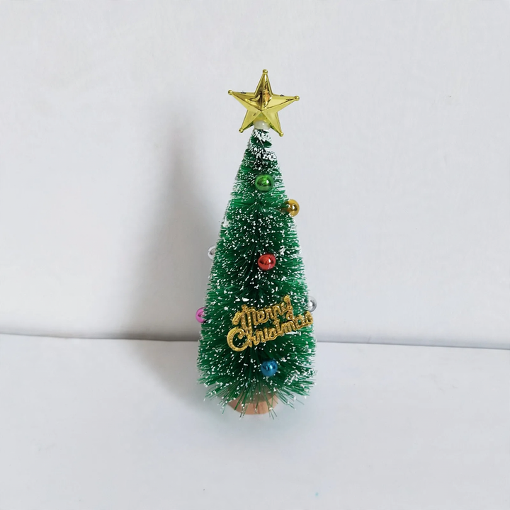 Mini Christmas Tree Set with Pearl Decoration