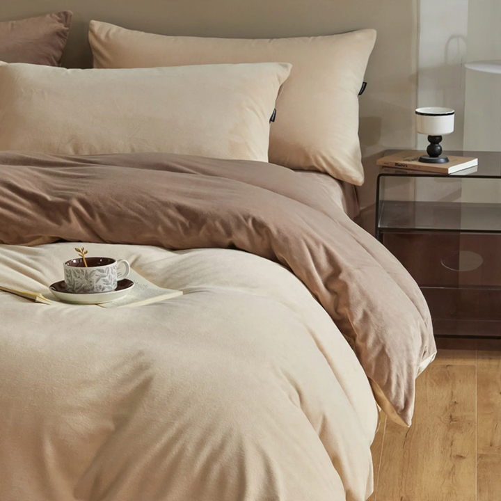 Milk fiber bedding set, 4-piece, winter warmth