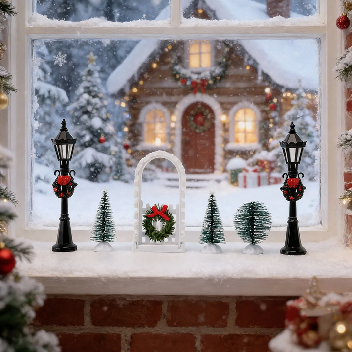 Miniature Christmas Decoration Set for Micro Landscapes