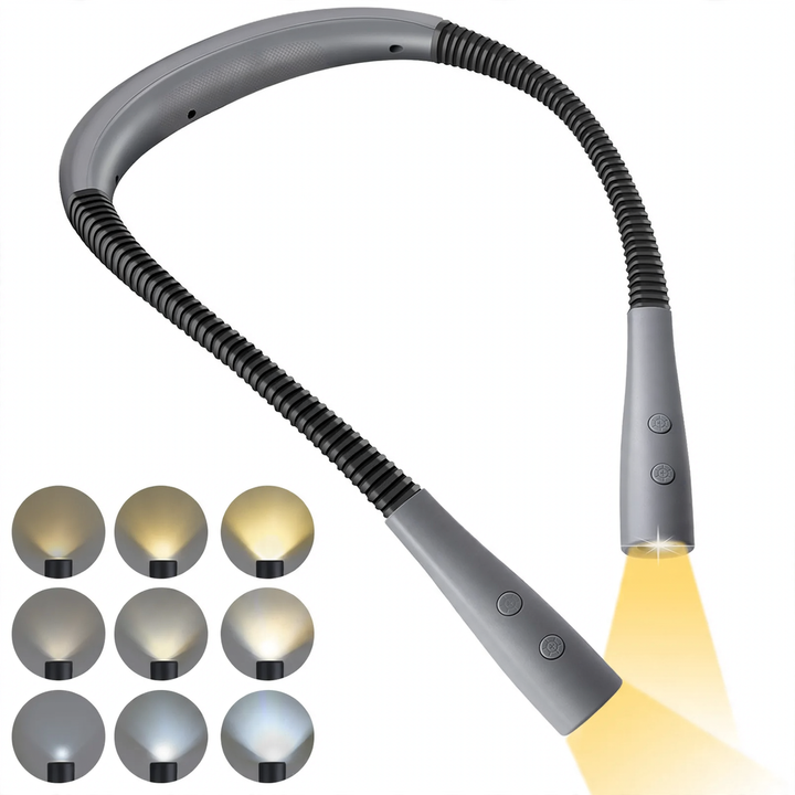 Wearable LED Neck Light for Reading and Sports