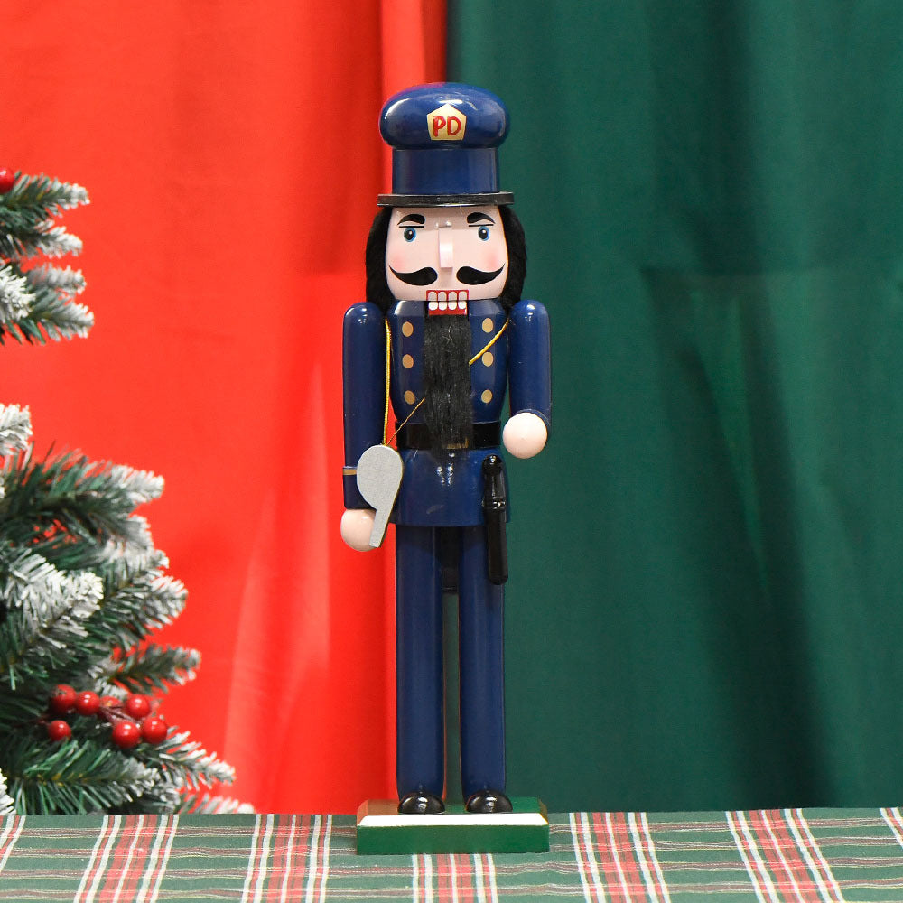 Nutcracker figure, 36 cm, police design