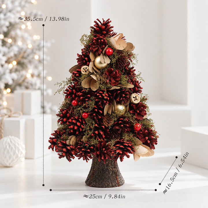 Christmas wreath with decoration for door and tree
