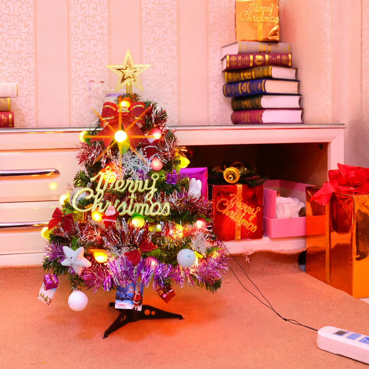 Mini Christmas tree set for table decoration