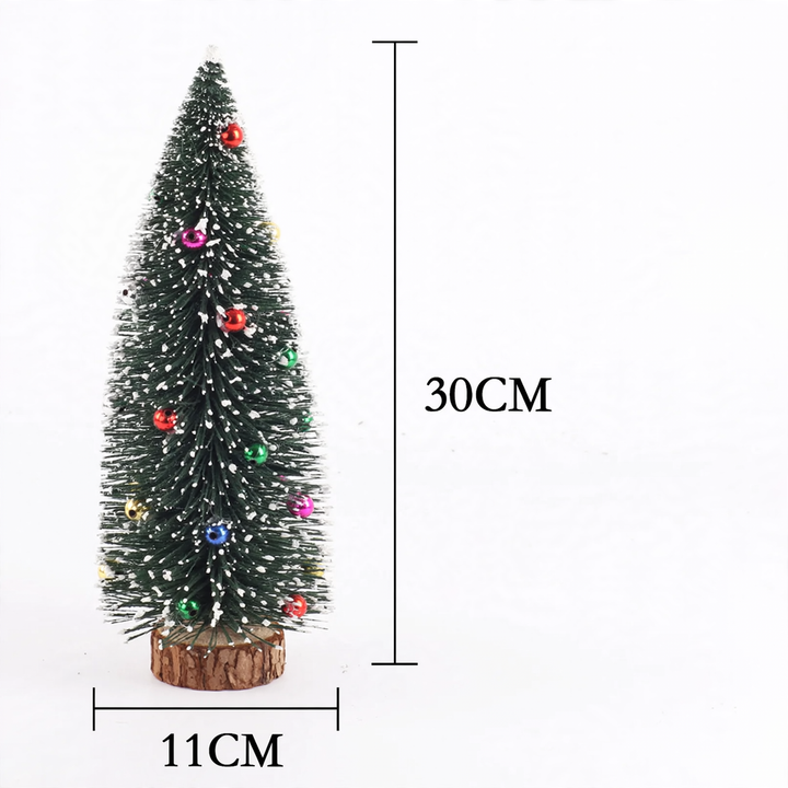 Mini Christmas tree made of pine needles, various colors