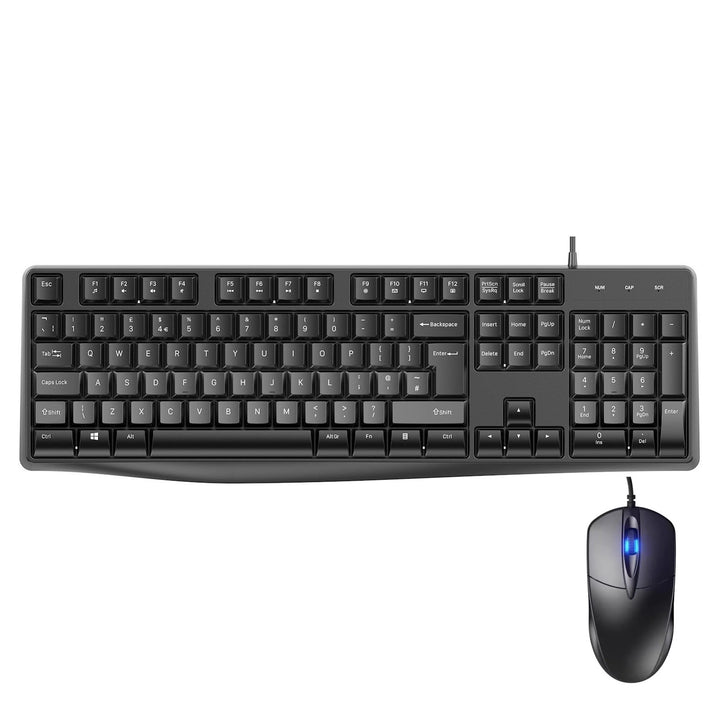 Wired Silent Keyboard for Office and Gaming