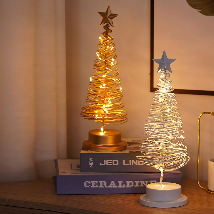 LED table lamp in tree shape, battery operated, model SD001