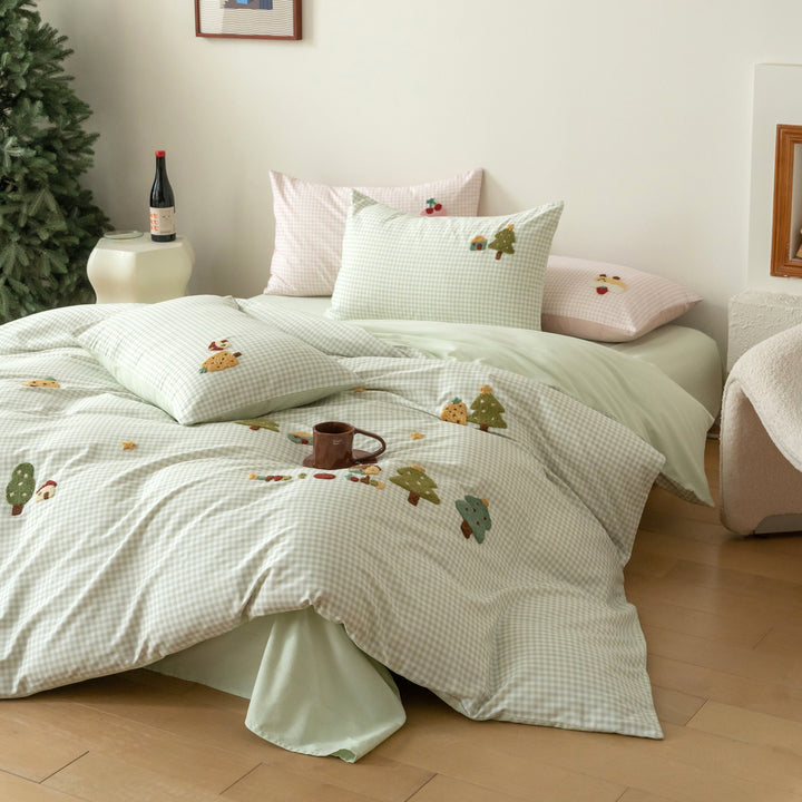 Long-staple cotton bedding set, brushed, autumn/winter